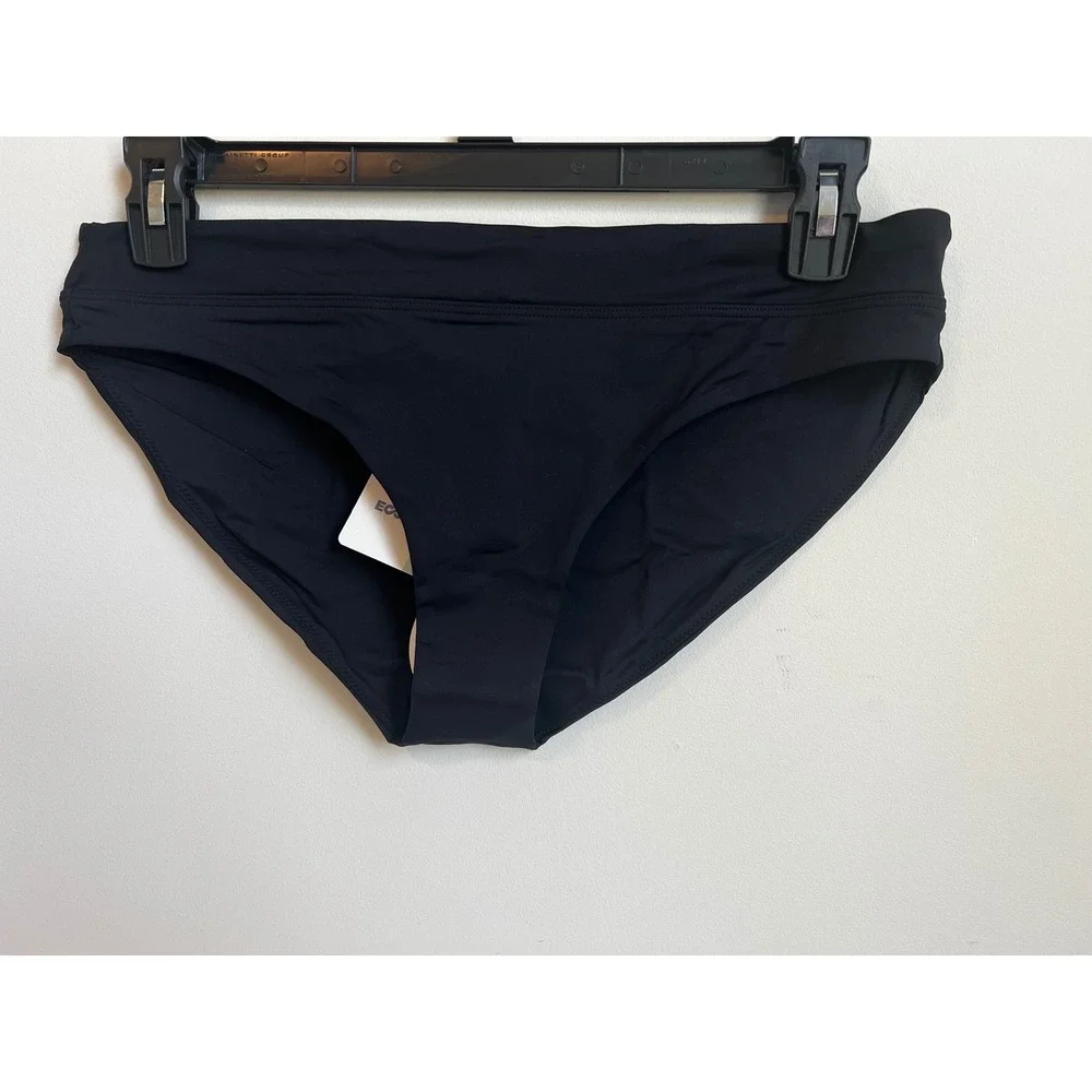 Prana Summer Wave Bottom Black‎ Swimsuit Bikini Bottoms Womens Size L